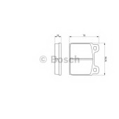 Колодки тормозные дисковые для MERCEDES /8, CABRIOLET, COUPE, PAGODE, S, SL / OPEL ADMIRAL, COMMODORE, DIPLOMAT / PORSCHE 911 / VW TRANSPORTER <b>BOSCH 0 986 460 113</b>