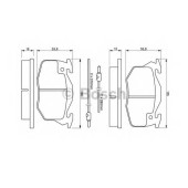 Колодки тормозные дисковые для CITROEN AX(ZA-#), C15(VD-#), ZX(N2) / PEUGEOT 306(7#,7A,7B,7C,7D,N#,N3,N5) <b>BOSCH 0 986 460 983</b>