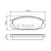 Колодки тормозные дисковые для NISSAN PATROL GR(GR,Y60), PATROL III/2(K260), PATROL(Y60) <b>BOSCH 0 986 461 133</b>