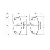 Колодки тормозные дисковые для FIAT 124, ARGENTA, BARCHETTA, PANDA, PUNTO, REGATA, RITMO, SEICENTO, TEMPRA S.W., TEMPRA, TIPO, UNO / LANCIA DEDRA, DELTA, PRISMA, Y, Y10 <b>BOSCH 0 986 468 380</b>
