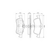 Колодки тормозные дисковые <b>BOSCH 0 986 494 063</b>