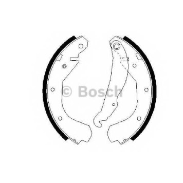 Комплект тормозных колодок для OPEL ASCONA, KADETT, VECTRA <b>BOSCH 0 986 487 199</b>
