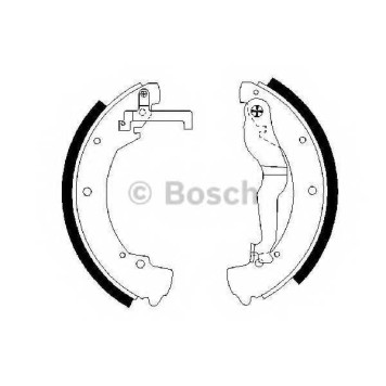 Комплект тормозных колодок для VW TRANSPORTER(70XA, 70XB, 70XC, 70XD, 7DB, 7DK, 7DW) <b>BOSCH 0 986 487 312</b>