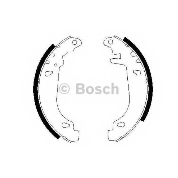 Комплект тормозных колодок для CITROEN XSARA(N0,N1), ZX(N2) / PEUGEOT 306(7#,7A,7B,7C,7D,N#,N3,N5) <b>BOSCH 0 986 487 346</b>