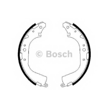 Комплект тормозных колодок для TOYOTA LAND CRUISER 100, LAND CRUISER / VW TARO <b>BOSCH 0 986 487 354</b>