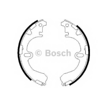 Комплект тормозных колодок для TOYOTA CAMRY(#V2#), COROLLA(#E10#,#E11#) <b>BOSCH 0 986 487 422</b>
