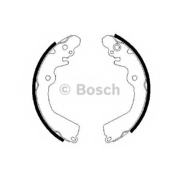 Комплект тормозных колодок для MITSUBISHI CARISMA, COLT, GALANT, LANCER, SPACE STAR <b>BOSCH 0 986 487 451</b>