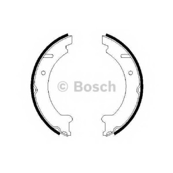 Комплект колодок стояночной тормозной системы BOSCH 0 986 487 548
