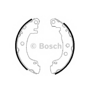 Комплект тормозных колодок для RENAULT MEGANE(BA0/1#, DA0/1#, EA0/1#, KA0/1#, LA0/1#) <b>BOSCH 0 986 487 550</b>