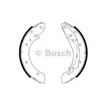 Комплект тормозных колодок для CITROEN BERLINGO(M#,MF), XSARA(N68) / PEUGEOT PARTNER(5,5F) <b>BOSCH 0 986 487 552</b>