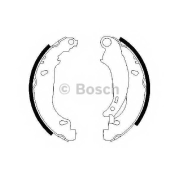 Комплект тормозных колодок для PEUGEOT 206(2A/C,T3E) <b>BOSCH 0 986 487 568</b>