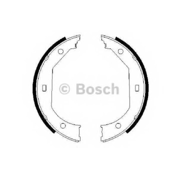 Комплект колодок стояночной тормозной системы BOSCH 0 986 487 607