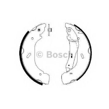 Комплект тормозных колодок для FORD TRANSIT(FA# #,FB# #,FC# #,FD# #,FM# #,FN# #,FS# #,FZ# #) <b>BOSCH 0 986 487 612</b>