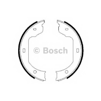 Комплект колодок стояночной тормозной системы BOSCH 0 986 487 625
