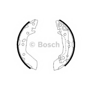 Комплект тормозных колодок для HYUNDAI ACCENT(LC,MC) <b>BOSCH 0 986 487 655</b>