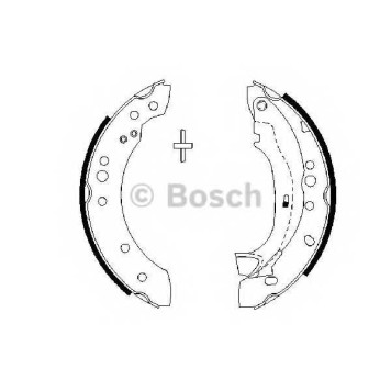 Комплект тормозных колодок для CITROEN C2(JM#), C3(FC#,HB#) / PEUGEOT 1007(KM#) <b>BOSCH 0 986 487 664</b>