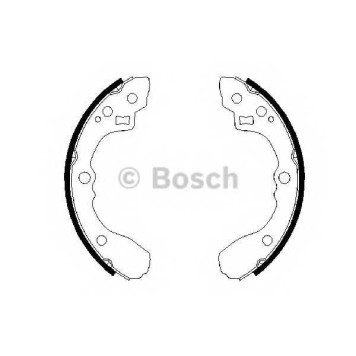 Комплект тормозных колодок для KIA RIO(DC,DC#) <b>BOSCH 0 986 487 687</b>