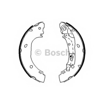 Комплект тормозных колодок для CITROEN JUMPER(244,Z#) / FIAT DUCATO(230,230L,244,Z#) / PEUGEOT BOXER(244,Z#,ZCT#) <b>BOSCH 0 986 487 701</b>