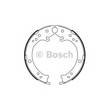 Комплект колодок стояночной тормозной системы BOSCH 0 986 487 765
