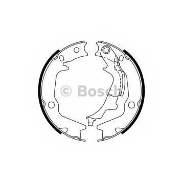 Комплект колодок стояночной тормозной системы BOSCH 0 986 487 769