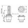 Лампа газоразрядная(ксеноновая) D2R 12В 35Вт BOSCH 1 987 302 903