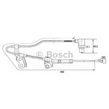 Датчик частоты вращения колеса BOSCH 0 265 006 676