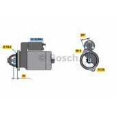 Стартер 1,7кВт для VW PHAETON(3D#) <b>BOSCH 0 001 115 022</b>
