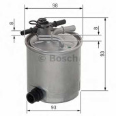 Фильтр топливный BOSCH F 026 402 072
