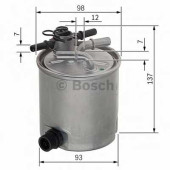 Фильтр топливный BOSCH F 026 402 096