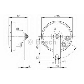 Звуковой сигнал BOSCH 0 986 320 111-1