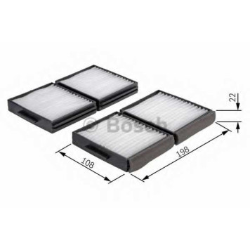 Фильтр салонный BOSCH 1 987 432 117