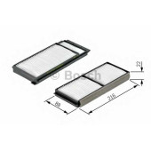 Фильтр салонный BOSCH 1 987 432 163