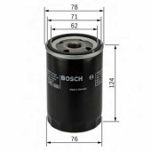 Фильтр масляный BOSCH 0 451 103 105