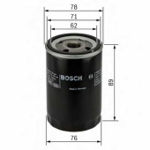 Фильтр масляный BOSCH 0 451 104 026