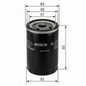 Фильтр масляный BOSCH 0 986 452 036