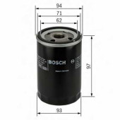 Фильтр масляный BOSCH 0 451 103 029