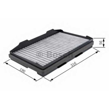 Фильтр салонный BOSCH 1 987 432 401