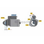 Стартер 1,4кВт для AUDI A6(C6,4F2,4F5), A8(4E#), Q7(4L) / VW TOUAREG(7P5) <b>BOSCH 0 001 108 237</b>