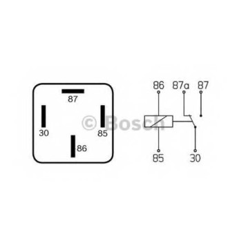 Реле рабочего тока BOSCH 0 332 019 157-2