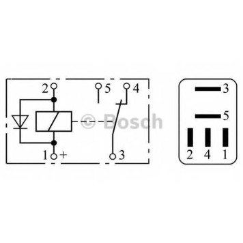 Реле рабочего тока BOSCH 0 332 207 402-2