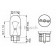 Лампа накаливания W5W 12В 5Вт BOSCH 1 987 302 286