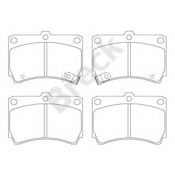 Колодки тормозные дисковые для KIA RIO(DC,DC#) / MAZDA 121(DB), 323 P(BA), 323(BG), DEMIO(DW), FAMILIA(BA,BG) <b>BRECK 21654 00 702 10</b>