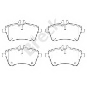 Колодки тормозные дисковые для MERCEDES A(W169), B(W245) <b>BRECK 23881 00 701 10</b>