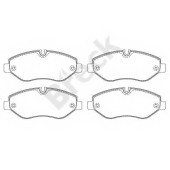 Колодки тормозные дисковые для MERCEDES SPRINTER(906), VIANO(W639), VITO Mixto(W447), VITO(W447,W639) / VW CRAFTER(2E#,2F#) <b>BRECK 29192 00 703 00</b>