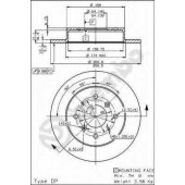 Тормозной диск BREMBO 08.5582.10