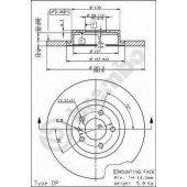 Тормозной диск BREMBO 08.7354.11