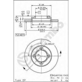Тормозной диск BREMBO 08.5741.10