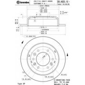 Тормозной диск BREMBO 08.A633.10