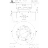 Тормозной диск BREMBO 08.A730.20