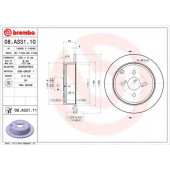Тормозной диск BREMBO 08.A331.11